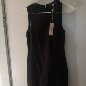 Women's Dress Sleeveless Navy Blue Rebecca Taylor Size 2 NWT!  MSRP $425.00.